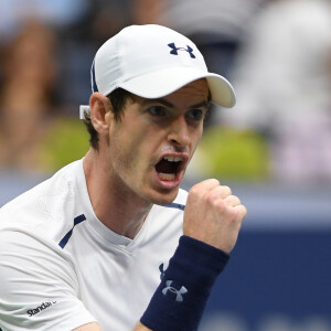 Andy Murray en quart de finale du dixième jour de l'US Open 2016 au USTA Billie Jean King National Tennis Center à Flushing Meadow, New York, le 7 septembre 2016.