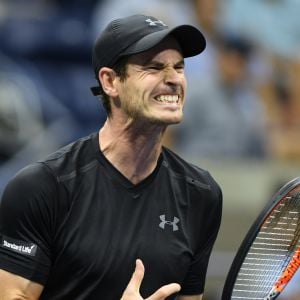 Andy Murray pendant l'US Open 2016 au USTA Billie Jean King National Tennis Center à Flushing Meadow, New York, le 30 août 2016.