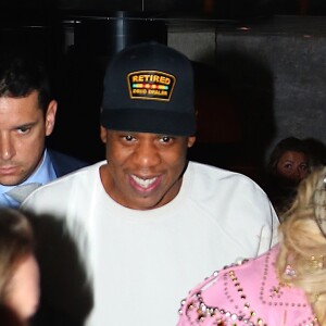 Beyonce et Jay-Z sortent d'un dîner à New York, le 5 octobre 2016.