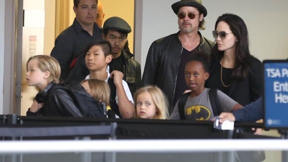 Brad Pitt a revu ses enfants : "Un moment merveilleux" sous surveillance