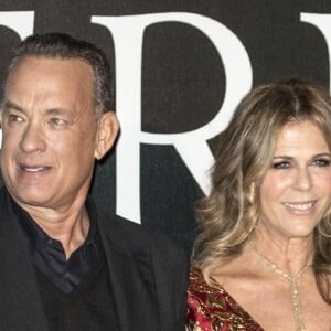 Tom Hanks et sa femme Rita Wilson à la première de "Inferno" à Florence. Italie, le 8 octobre 2016. © Future-Image via Zuma Press/Bestimage