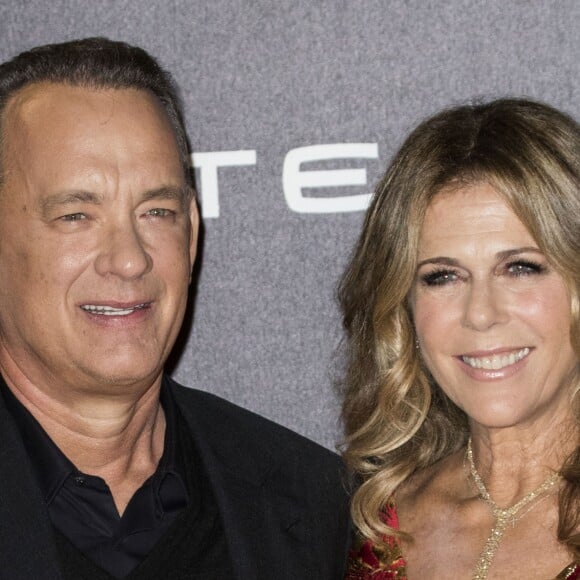 Tom Hanks et sa femme Rita Wilson à la première de "Inferno" à Florence. Italie, le 8 octobre 2016. © Future-Image via Zuma Press/Bestimage