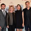 Alex Brendemühl, Nicole Garcia, Marion Cotillard et Louis Garrel - Avant-première du film "Mal de Pierres" au cinéma Gaumont Champs-Elysées Marignan à Paris, le 10 octobre 2016.