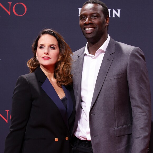 Omar Sy et sa femme Hélène - Première du film "Inferno" à Berlin. Le 10 octobre 2016