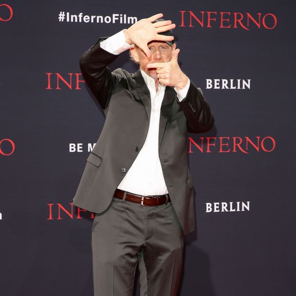 Ron Howard - Première du film "Inferno" à Berlin. Le 10 octobre 2016
