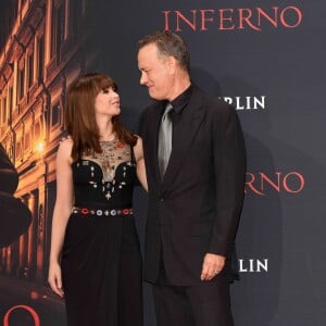 Felicity Jones, Tom Hanks - Première du film "Inferno" à Berlin. Le 10 octobre 2016