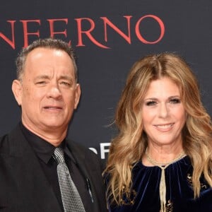 Tom Hanks et sa femme Rita Wilson - Première du film "Inferno" à Berlin. Le 10 octobre 2016