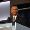 Barack Obama lors de la Convention Nationale Démocrate au Wells Fargo Center à Philadelphie. Le 27 juillet 2016 © Bruce Cotler / Zuma Press / Bestimage