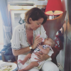 Cendrine Dominguez et sa petite fille prénommée Java. Photo publiée sur Instagram, au mois de septembre 2016