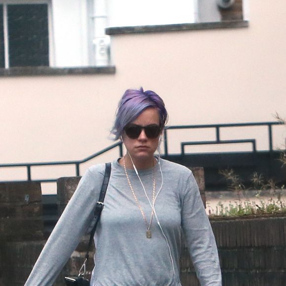 Exclusif - Lily Allen en route pour le nord de Londres le 29 juin 2016.