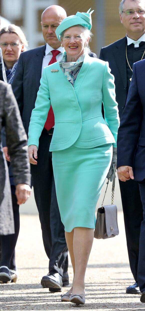 La reine Margrethe II de Danemark à Wittenberg, en Allemagne, le 2 octobre 2016.