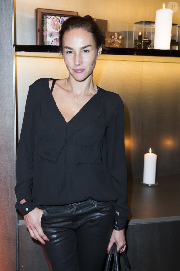 Vanessa Demouy lors de la soirée de réouverture de l'Emporio Armani Caffé au 149 boulevard Saint-Germain à Paris, le 13 octobre 2016