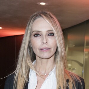 Tonya Kinzinger lors de la soirée de réouverture de l'Emporio Armani Caffé au 149 boulevard Saint-Germain à Paris, le 13 octobre 2016