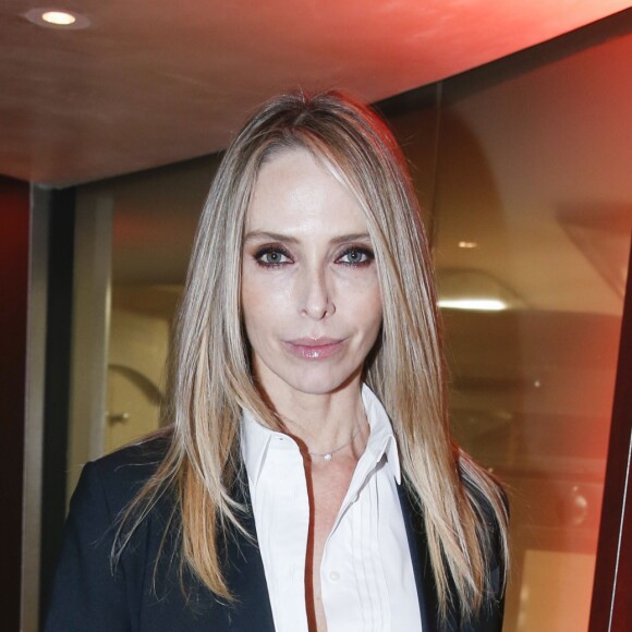 Tonya Kinzinger lors de la soirée de réouverture de l'Emporio Armani Caffé au 149 boulevard Saint-Germain à Paris, le 13 octobre 2016