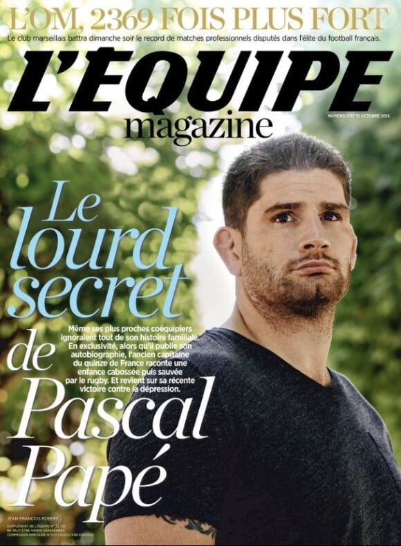 Couverture de "L'Equipe Magazine", daté du 15 octobre 2016