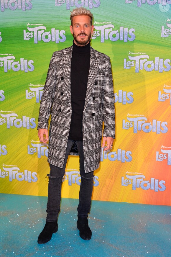 Matt Pokora (M Pokora) à l'avant-première de "Les Trolls" au cinéma Le Grand Rex à Paris, le 12 octobre 2016. © Guirec-Guignebourg/Bestimage