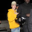 Justin Bieber fait une balade en bateau sur la Tamise après son concert 'Purpose' à Londres, le 12 octobre 2016