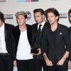 One Direction (Harry Styles, Niall Horan, Louis Tomlinson,Liam Payne et Zayn Malik) à la Press Room des "American Music Awards 2013" a Los Angeles, le 24 novembre 2013.