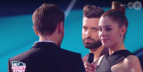 "Secret Story 10", l'Hebdo du jeudi 20 octobre 2016 sur NT1. Ici Vincent et Coralie.
