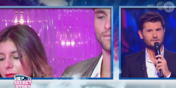 Mélanie ne veut pas quitter Bastien, le 20 octobre 2016 dans "Secret Story 10" sur NT1.
