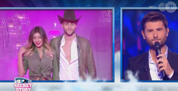 Mélanie ne veut pas quitter Bastien, le 20 octobre 2016 dans "Secret Story 10" sur NT1.