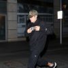 Justin Bieber quitte le Tattu Bar & Restaurant à Manchester, le 20 octobre 2016