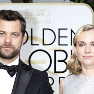 Diane Kruger et son compagnon Joshua Jackson - 72e cérémonie annuelle des Golden Globe Awards à Beverly Hills, le 11 janvier 2015.