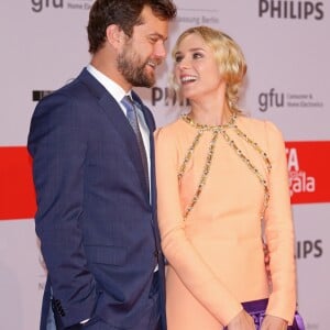 Diane Kruger et son compagnon Joshua Jackson au gala "IFA" à Berlin en Allemagne le 4 septembre 2014.