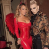 Mariah Carey et son ami Kristofer Buckle à sa soirée d'Halloween. Photo publiée sur Instagram le 24 octobre 2016