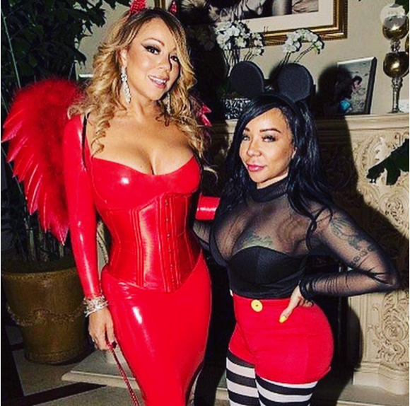 Mariah Carey et ses copines lors de sa soirée d'Halloween. Photo publiée sur Instagram le 24 octobre 2016