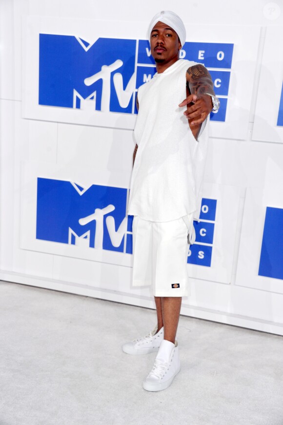 Nick Cannon à la soirée des MTV Video Music Awards 2016 à Madison Square Garden à New York City, New York, Etats-Unis, le 28 août 2016.  Celebrities attending the 2016 MTV Video Music Awards at Madison Square Garden in New York City, NY, USA on August 28, 2016.29/08/2016 - New York