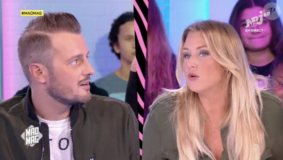 Aurélie Van Daelen et Goef révèlent avoir menti sur leur secret afin de participer à "Secret Story 5". Le "Mad Mag" sur NRJ12, le 24 octobre 2016.
