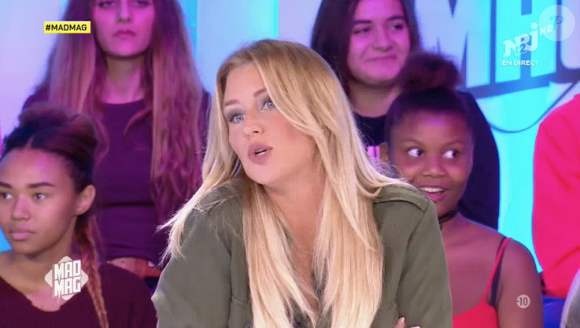 Aurélie Van Daelen et Goef révèlent avoir menti sur leur secret afin de participer à "Secret Story 5". Le "Mad Mag" sur NRJ12, le 24 octobre 2016.