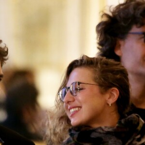 Le chanteur M (Matthieu Chedid) - Audrey Azoulay a fait commandeur de l'Ordre des Arts et des Lettres Louis Chedid dans le salon du ministère de la Culture à Paris, le 25 Octobre 2016. © Dominique Jacovides/Bestimage