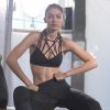 La nouvelle ambassadrice de Reebok, Gigi Hadid figure sur la campagne "Be More Human", elle pose en boxeuse sexy pour Reebok. Elle s'inscrit ainsi dans le mouvement baptisé Perfect Never, qui célèbre la beauté de l'imperfection.