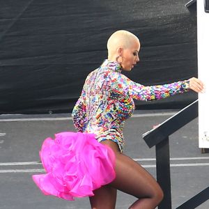 Amber Rose dans les studios de 'Dancing With The Stars' à Los Angeles, le 10 octobre 2016