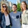 Carla Bruni-Sarkozy, Alex Goude et Maud Fontenoy à la Présentation du programme pédagogiques de la fondation de Maud Fontenoy (Maud Fontenoy Foundation) à l'école Gustave Rouanet à Paris, le 22 juin 2016. © Veeren/Bestimage