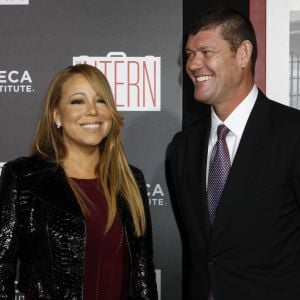 Mariah Carey et son compagnon James Packer à la première de 'The Intern' au Ziegfeld Theatre à New York, le 21 septembre 2015