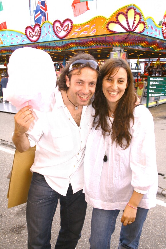 Philippe Candeloro et Olivia à Paris, en 2008.