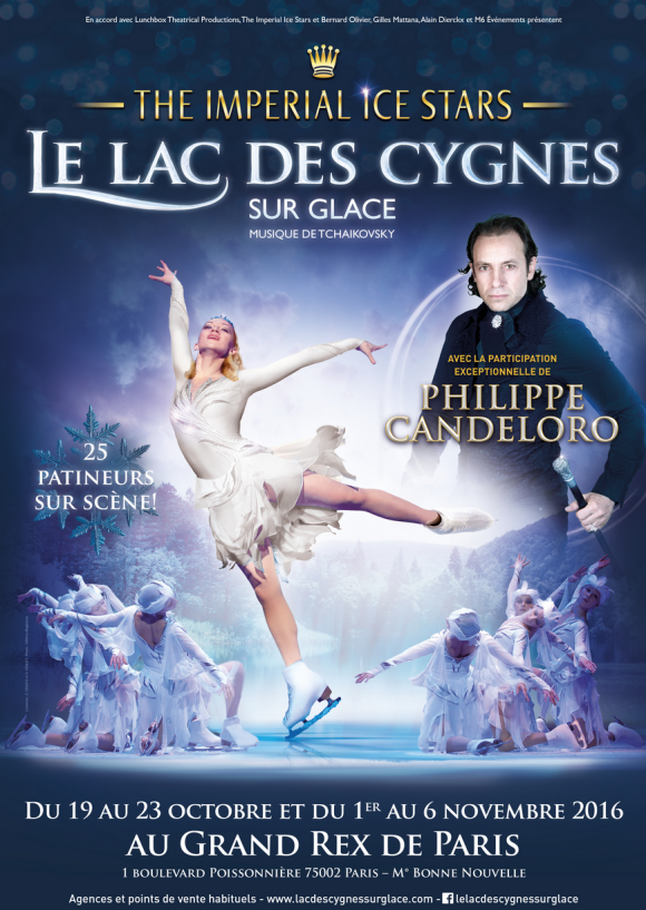 "Le Lac des cygnes sur glace", actuellement au Grand Rex puis en tournée dans toute la France en 2016.