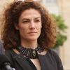 Chantal Jouanno (porte-parole de l'UDI) au palais de l'Elysée le 25 juin 2016, après sa rencontre avec François Hollande, Manuel Valls et Jean-Marc Ayrault.