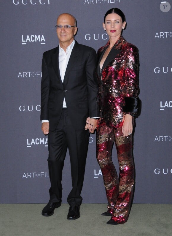 Jimmy Iovine et sa femme Liberty Ross au gala LACMA Art + Film à Los Angeles, le 29 octobre 2016 © Birdie Thompson/AdMedia via Zuma/Bestimage