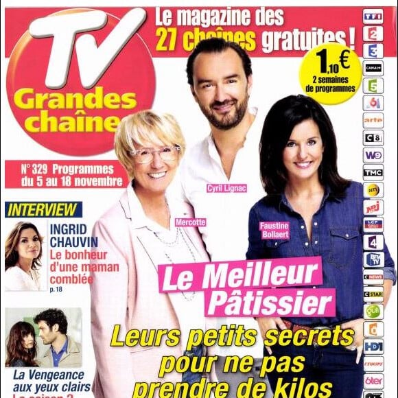 TV Grandes Chaînes en kiosques lundi 31 octobre 2016