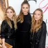 Les soeurs Ashley Olsen, Elizabeth Olsen et Mary-Kate Olsen lors des CFDA Fashion Awards 2016 à New York, le 6 juin 2016.