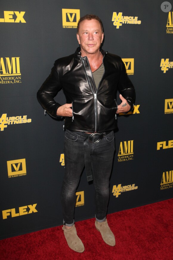Mickey Rourke lors de la présentation de 'Generation Iron' à Hollywood, le 18 septembre 2013