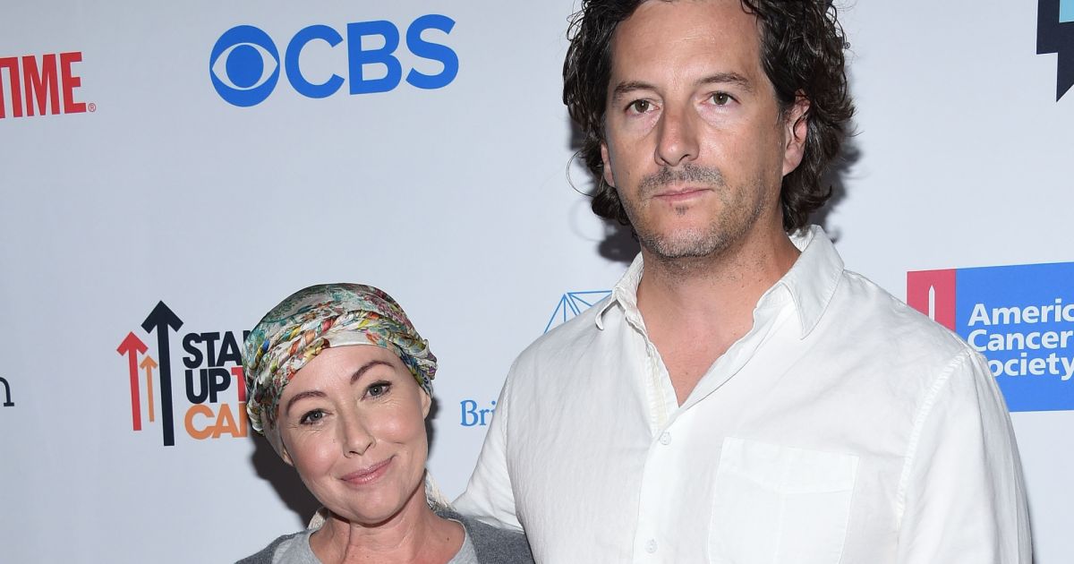 Shannen Doherty et son mari Kurt Iswarienko lors du Stand Up To Cancer
