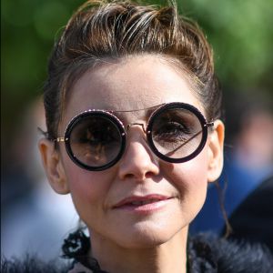 Clotilde Courau - People arrivant au défilé de mode "Elie Saab", collection prêt-à-porter Printemps-Eté 2017 à Paris, le 1er octobre 2016.