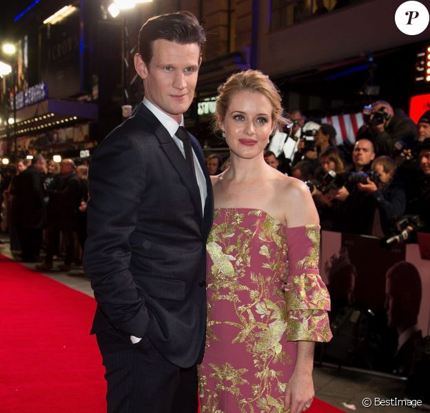Matt Smith et Claire Foy - Soirée de présentation de la série "The Crown" à Londres, le 1er novembre 2016.