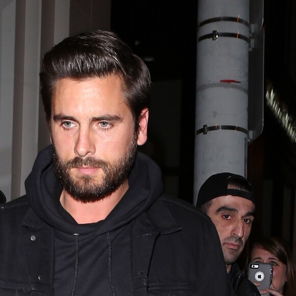 Scott Disick arrivant au club Catch LA à West Hollywood pour les 21 ans de Kendall Jenner le 2 novembre 2016 à Los Angeles