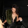 Kendall Jenner et Hailey Baldwin arrivant au club Catch LA à West Hollywood pour les 21 ans du mannequin le 2 novembre 2016 à Los Angeles